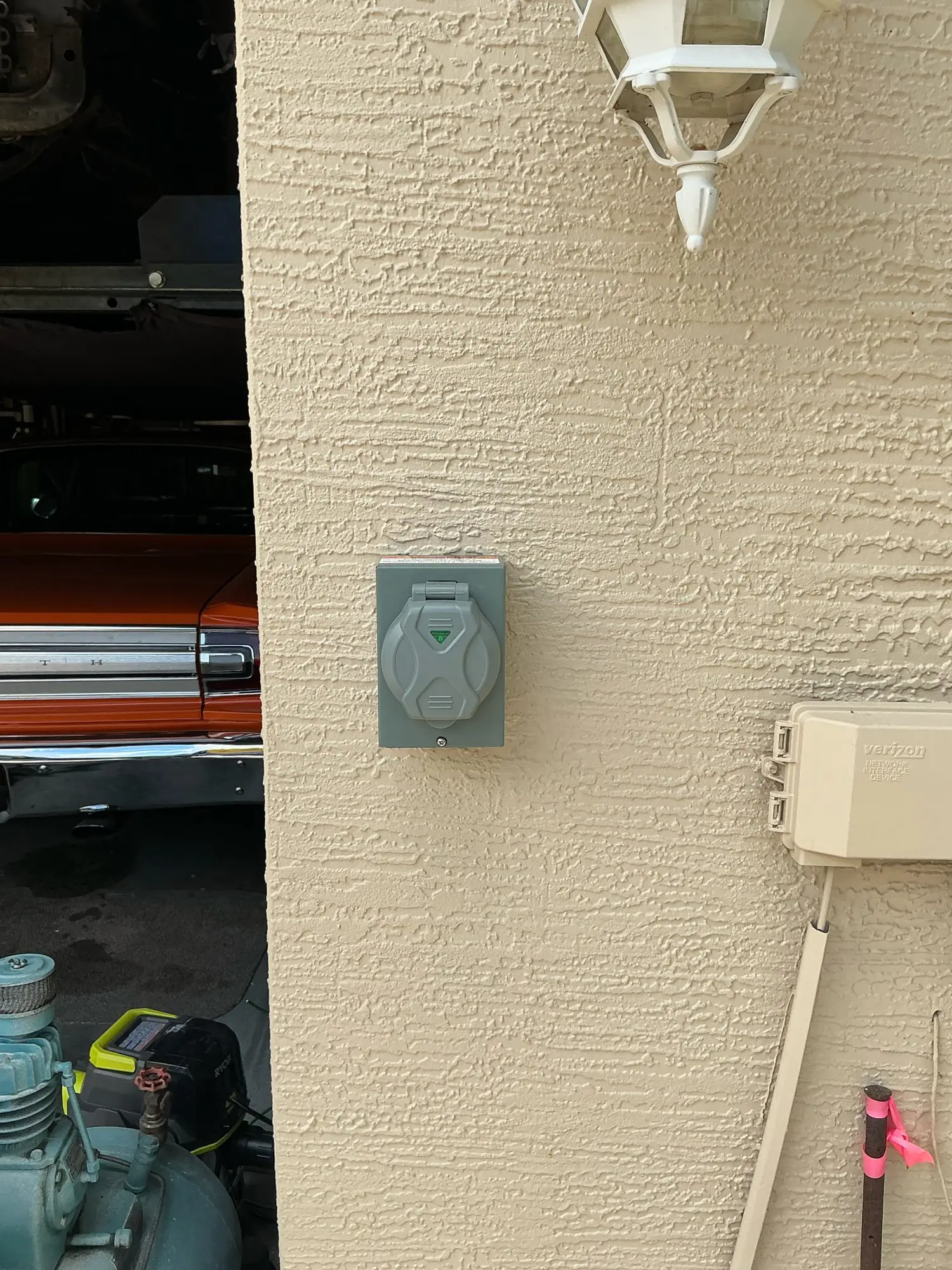 Panel and generator interlock equipment during installation